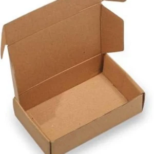 3.5 X 3 X 1.5 Inch Auto Lock Mailer Corrugated brown Boxes - 3 PLY (150 GSM)