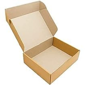 Mailer 10.50 x 10 x 2.50  inch Auto Lock Flat Corrugated Brown Boxes - 3 PLY (150 GSM).