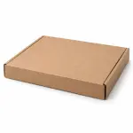 Mailer 10 X 8 X 1.25 Inch Auto Lock Flat Corrugated Brown Boxes - 3 PLY (150 GSM)