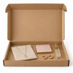 Mailer 10 X 8 X 1.25 Inch Auto Lock Flat Corrugated Brown Boxes - 3 PLY (150 GSM)