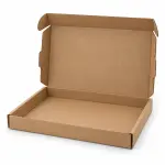 Mailer 12 x 10 x 1.50 inch Auto Lock Flat Corrugated Brown Boxes - 3 PLY (150 GSM).