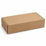 Mailer 13X7X3 Inch Auto Lock Flat Corrugated Brown Boxes - 3 PLY (150 GSM)