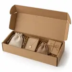 Mailer 13X7X3 Inch Auto Lock Flat Corrugated Brown Boxes - 3 PLY (150 GSM)