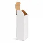 2.25 x 1.5 x 4.5 White Corrugated Sturdy Shipping Boxes - 3 PLY (150 GSM)