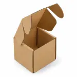 Mailer 2.5 x 2 x 2.5 Inch Auto Lock Flat Corrugated Brown Boxes