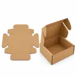 4.5 x 3 x 2.5 Inch Brown 3-Ply Self-Locking Corrugated Mailer Box