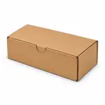 5.5 X 3 X 1.5 Inch Auto Lock Mailer Corrugated brown Boxes - 3 PLY (150 GSM)