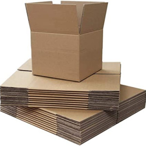 9 X 8 X 8 Inch Corrugated Brown Boxes - 3 PLY (150 GSM)