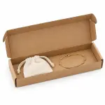 Mailer 7.5 x 4 x 1.5 inch Auto Lock Flat Corrugated Brown Boxes - 3 PLY (150 GSM).