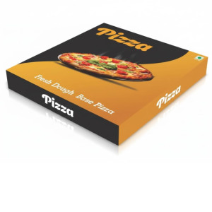8 Inch Premium Printed Pizza Boxes, Durable 3-Ply Corrugated, Ideal for Takeaway, Delivery, and Home Parties, Food Grade