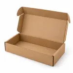 Mailer 8 x 5 x 2 inch Auto Lock Flat Corrugated Brown Boxes - 3 PLY (150 GSM).