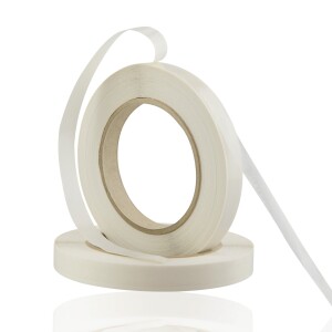 Double Side Tissue Tape 0.5 Inch (White, 12 mm X 50 m)