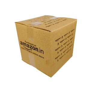 5 X 4.5  X 3.5 inch Amazon Branded Corrugated Brown Boxes - 3 PLY (150 GSM)