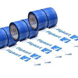 FLIPKART Branded Packaging Tape | 2 inches (48mm)*65Meters with 45 Micron