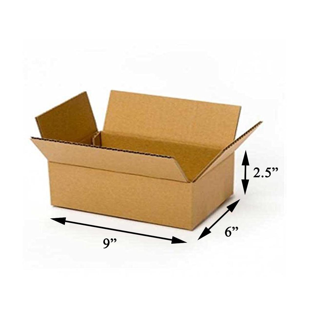 9 6 2.5 inch Corrugated box and carton box near me cardboard boxes for ...