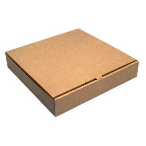12 Inch Pizza Box Corrugated Brown 3 Ply - 12 x 12 x 1.5 Inch