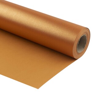 Copper Gift Wrap - Wrapping Paper Roll - 20 Inch.