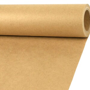 26 Inch Golden Kraft Paper Roll - Made in India.
