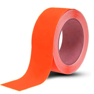 BOPP 50 MM x 60 Meter Self Adhesive Orange Floor Marking Tape