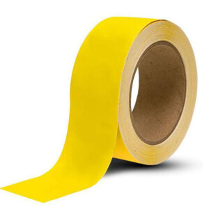 PVC 50 MM x 60 Meter Self Adhesive YELLOW Floor Marking Tape